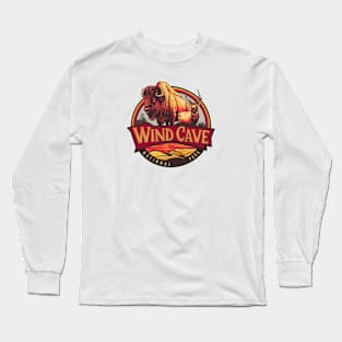 Wind Cave National Park Bison and Elk Long Sleeve T-Shirt